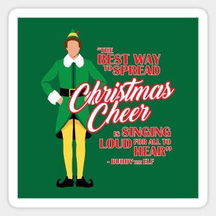 Elf Christmas Cheer Sticker